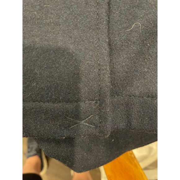 Land’s End Wool Toggle Duffle Car Coat Jacket Size M - Picture 9 of 9